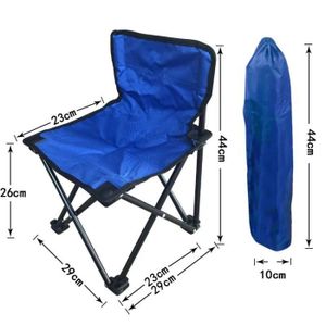 CHAISE DE CAMPING Taille 1 bleu - Chaise Pliante Portable Ultralégèr