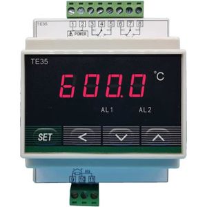 COMMANDE CHAUFFAGE Pour Régulateur De Température Intelligent Thermostat Numérique Affichage Led 0.4 Pouces Ac90 ~ 260V 10A-250Vac Alarme Supéri[L1436]