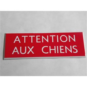 Etereauty Avertissement Attention Chien Panneau Chiens Panneaux Panneau Jardin Cour Panneau Attention Chien Sollicitation Pas Dautocollant Decor Metal 86250633