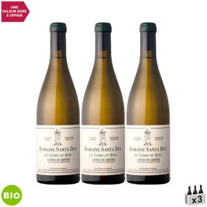 VIN BLANC Côtes du Rhône La Serre du Rieu Blanc 2020 - Bio -