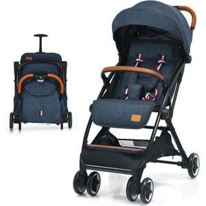 POUSSETTE  COSTWAY Poussette Bébé 0-3 Ans Pliable à une Main 