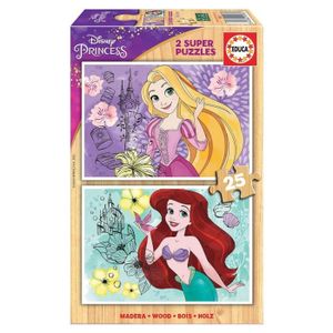 PUZZLE Pack Super puzzles 2 x 25 pieces Disney Princesses