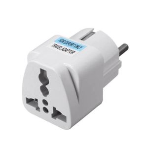 2 Pièces Adaptateur Prise Américaine Vers France - Adaptateur Voyage USA Vers EU, Type A/B Vers C/E/F