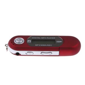 LECTEUR MP3 Rouge 4 Go LCD MP3 MP4 Musique Médias Radio FM Lec