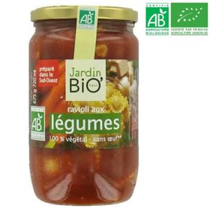LÉGUMES & MÉLANGES Ravioli légumes sauce provencal bio - 675g