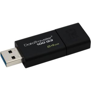CLÉ USB KINGSTON - DataTraveler 100G3 - Clé USB - 64Go -  