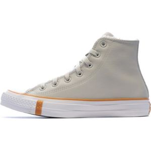 converse cuir marron