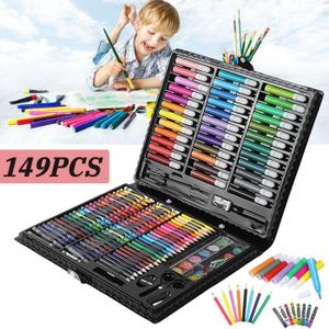 KIT DE DESSIN 149Pcs Kit Peinture Dessin Crayons de couleur, Cra