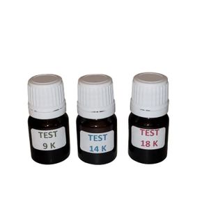 COFFRET CONSOMMABLE Kit 3 test bijoux testeur réactif or 9,14 et 18K f