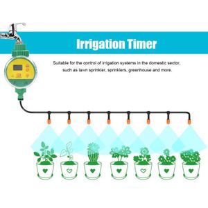 PROGRAMMATEUR ARROSAGE Contrôleur d'irrigation intelligent VGEBY avec écr