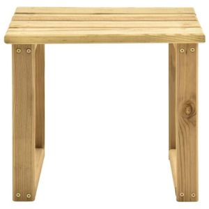TABLE DE JARDIN  Table de transat 30x30x26 cm Bois de pin imprégné 