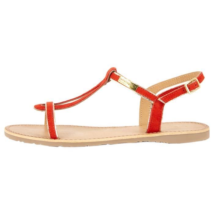 sandale talon corail