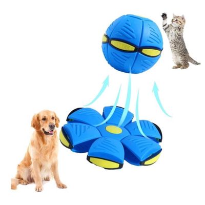 LTFIOON – Balle Magique Flottante 2-en-1 (frisbee & Balle) Avec 6 Lumières – Jouet Rebondissant Interactif Enfant Et Chien – Cadeau éducatif 2026