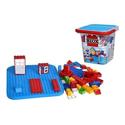 Blocs De Construction Enfants Simba Blox 104114518 – 250 Blocs De Construction Dans Un Seau
