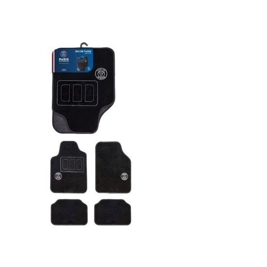 Set 4 tappeti moquette VAMAR andromeda colore nero