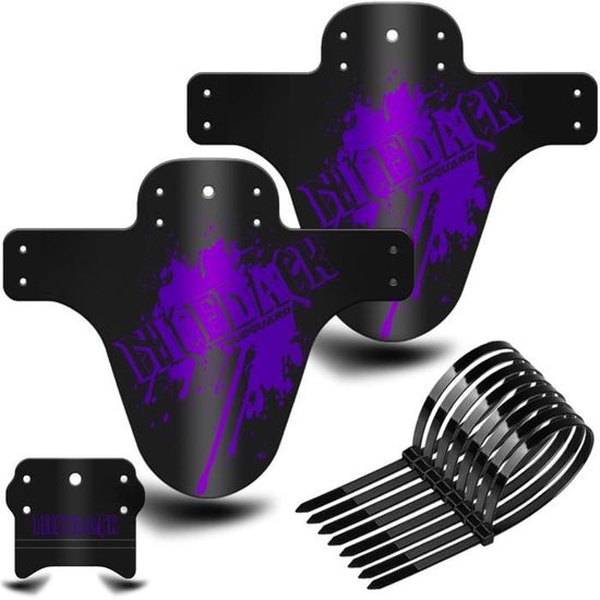 Garde-boue VTT NICEDACK – Extension Arrière/avant, Universel 20-29″, Léger (25g), Souple