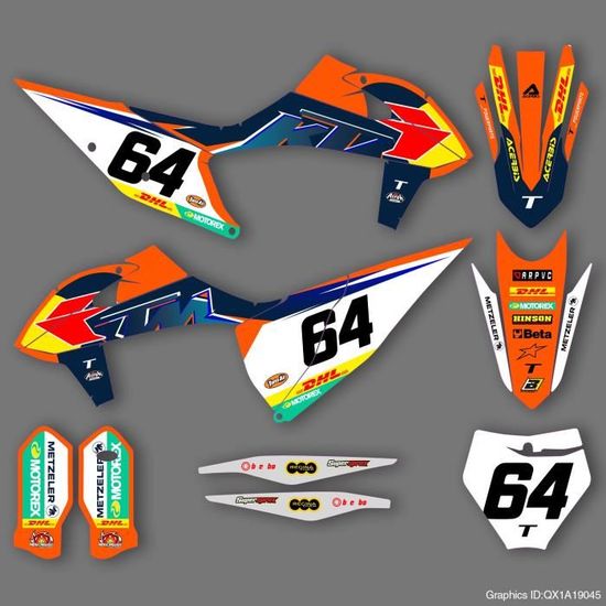 SX SXF 003 - REINE X MOTEUR Équipe Personnalisée Autocollants Graphiques Autocollants Kit Pour