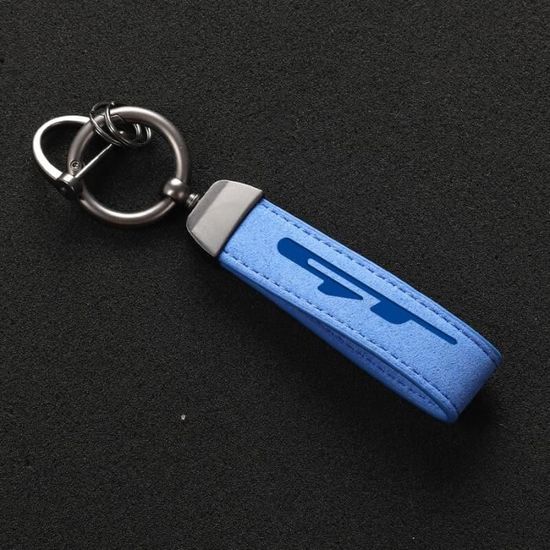 Porte-clés,Porte-clés en daim à la mode,cadeau exquis pour Kia GT