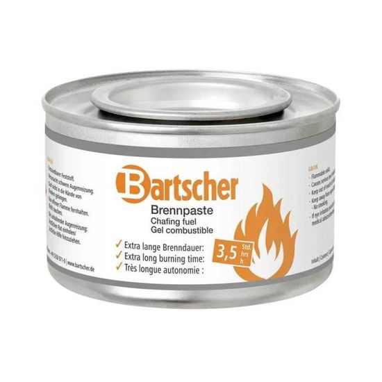 HENDI 194355 Pâte Combustible Pour Chafing Dish - Boîte 200g, Durée 3 Heures, Carton De 72