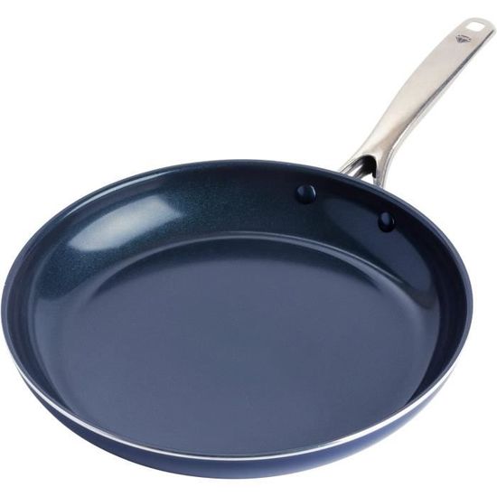 GreenPan Memphis Poêle Gril 28 Cm Céramique Antiadhésive - Sans PFAS Induction Four Lave-vaisselle - Noir