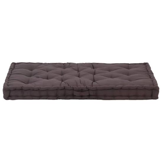 Coussin De Palette Extérieur 120x80x10 Cm Bordeaux – Coton Doux Confortable – VidaXL Jardin Terrasse
