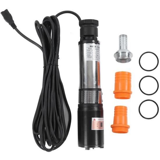 Pompe De Puits Profond - ZJCHAO - 2SYDC24V/S6-20-220 - 220W - Solaire