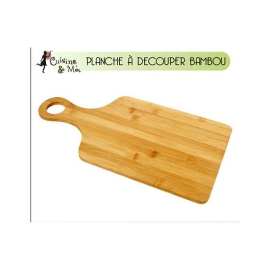 Planche à Découper En Bambou Huilé Avec Bac Inox - Cleenbo