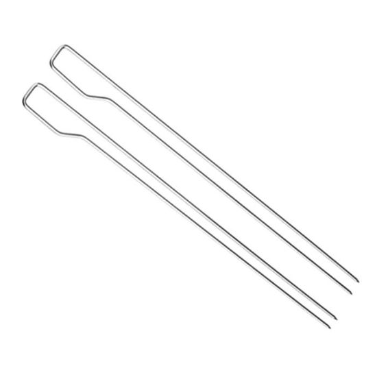 20 Brochettes En Inox Alimentaire - 4 Modèles | Pour Cocktails, Fruits, Barbecue | 11cm