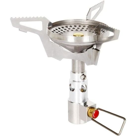 Réchaud de Camping Portable,Brûleur Compact pour Cuisine en Extérieur et Randonnée | Compact Léger Pour Cuisson Grillade Accessoires Cuisine Barbecue Pique-Nique