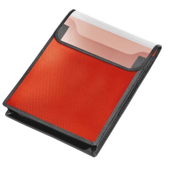 Veloflex Velobag Combi 2724220 – Borsa Porta Documenti In Tessuto Resistente, Formato DIN A4 (330x220 Mm), Due Scomparti Con Cerniera - 4