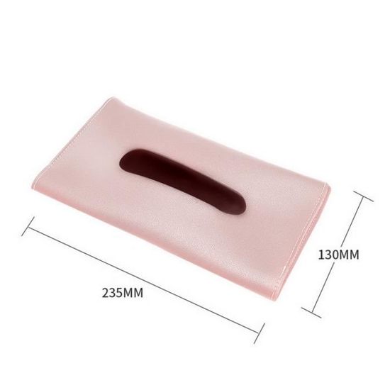 Porte-mouchoirs Pour Pare-soleil De Voiture - En Cuir, Avec élastique Réglable - Rangement Pratique Et élégant