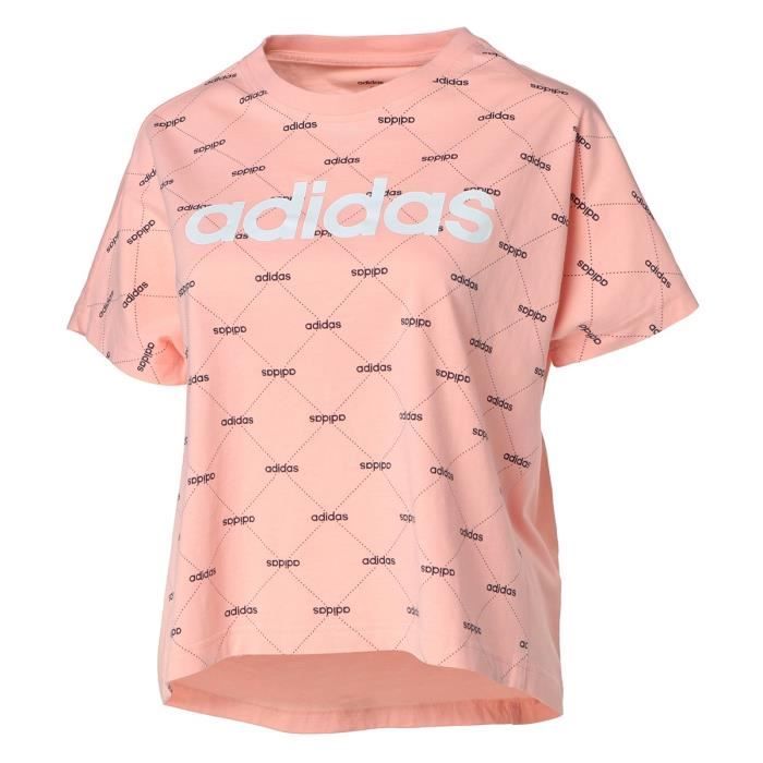 tee shirt adidas femme rose