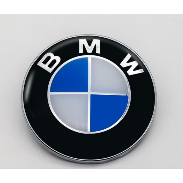 82MM diamètre logo capot métallique devant, logo de capot avant pour la plupart des modèles BMW