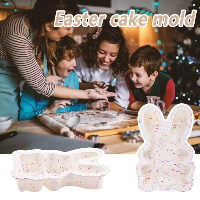 1PC Easter Silicone Mold Cake Diy Color Silicone Qifeng Animal Shape Cake Mold J2512