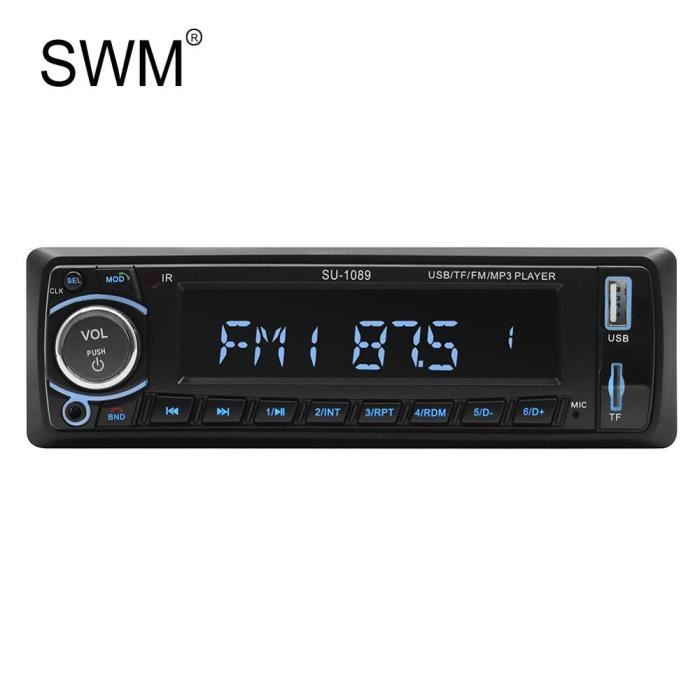 Enregistreur à bande SWM lecteur Audio Cassette de voiture mains libres Bluetooth lecteur MP3 AUX USB FM SD - Type Car Radio Only