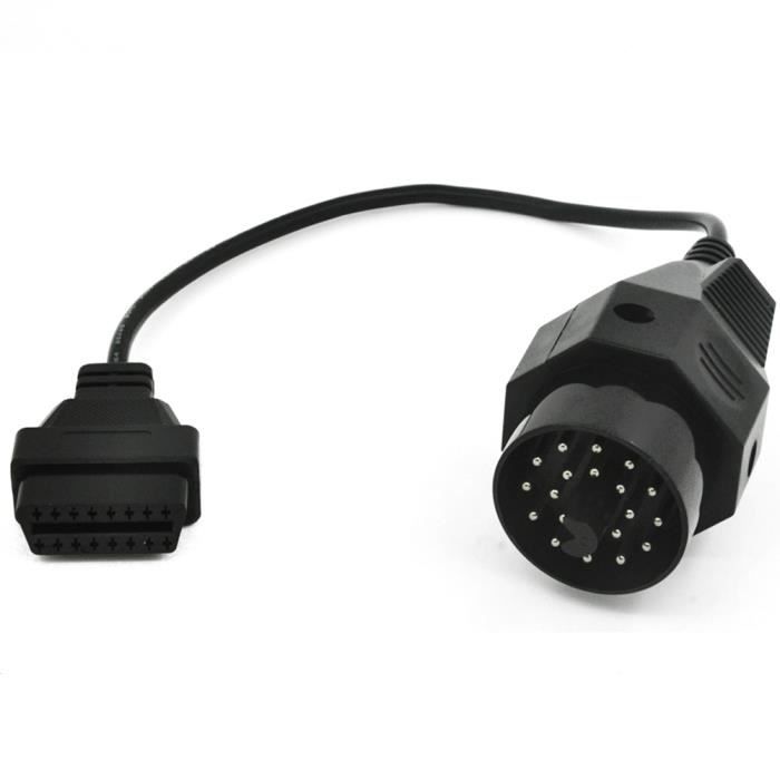 Nouveau OBD OBD II Adaptateur 20 broches à 16 broches Diagnostic Câbles et Connecteurs Femelle Connecteur pour BMW Voiture e36 e39 X