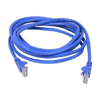 BELKIN Câble RJ45 Lisse UTP - CAT5 - Bleu - Mâle/Mâle - 50 cm