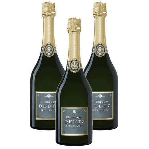 Lot de 3 Champagne Deutz Brut 75