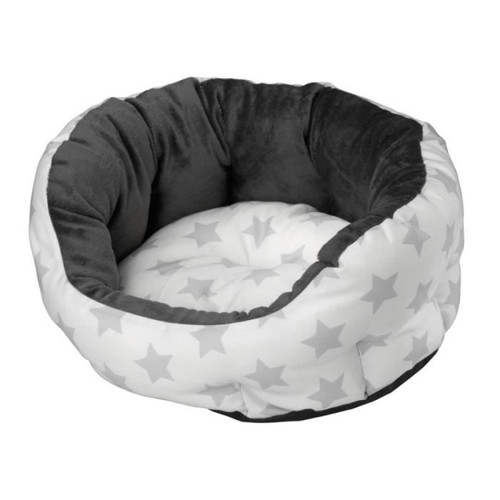D&D Coussin Stars - 55x45x23cm - Silver - Pour chien