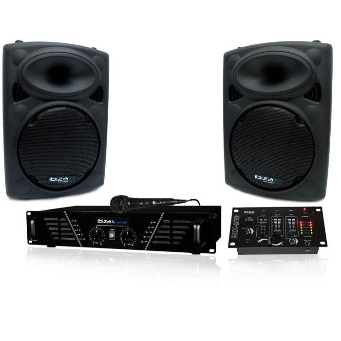 Pack Sono DJ300 MKII Amplificateur 2 x 240W + HP
