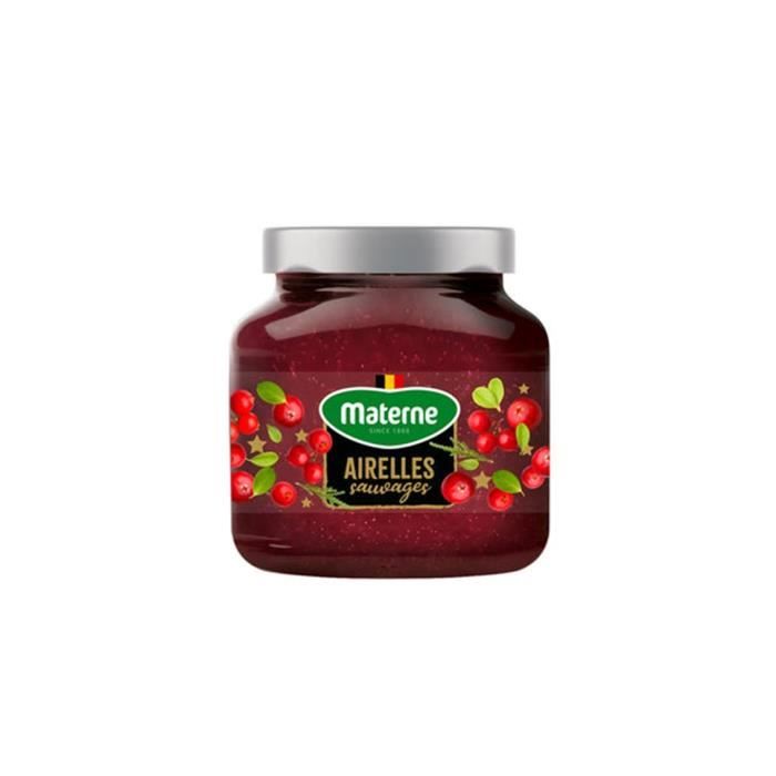 Compote airelles sauvages Materne - 210g DLC 02/10/2022