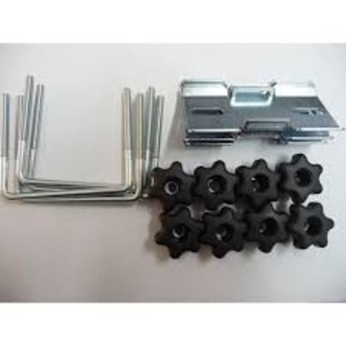 ADAPTATEUR en -U- pour Barres de toit de 80mm de largeur pour coffre de toit MENABO