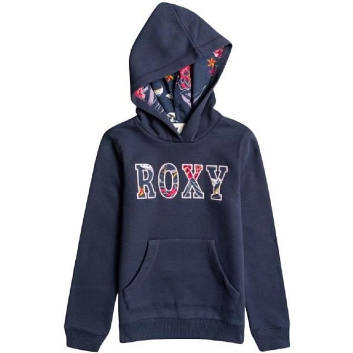 Sweat Bleu à capuche Fille Roxy Hope You Know