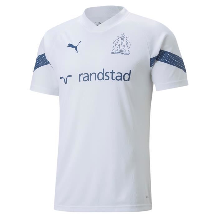 Maillot d'entraînement OM 2022/23 - blanc/bleu - L