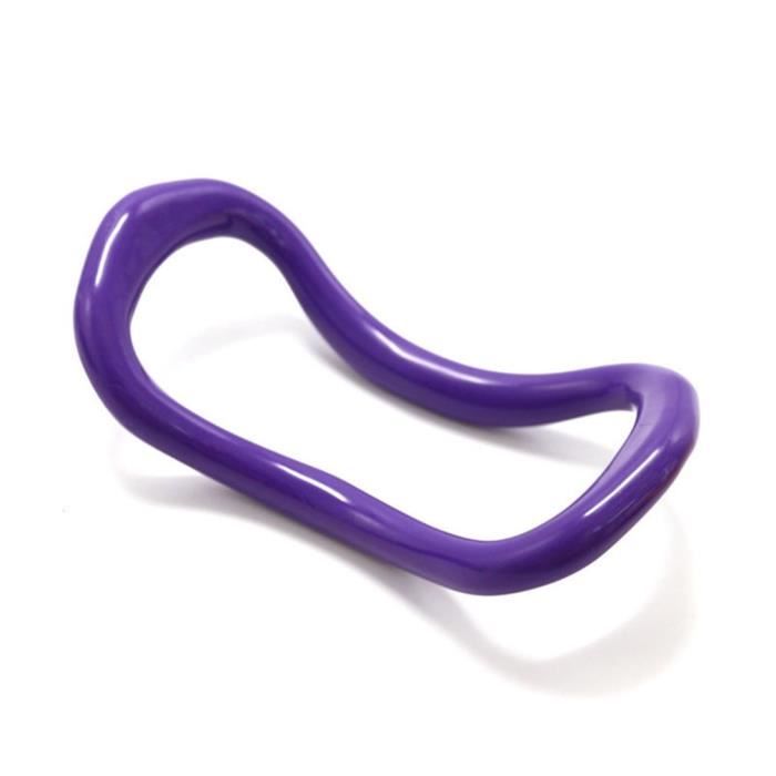 1pc Anneau de yoga anneau de Pilates solide et durable résistance portante - Violet