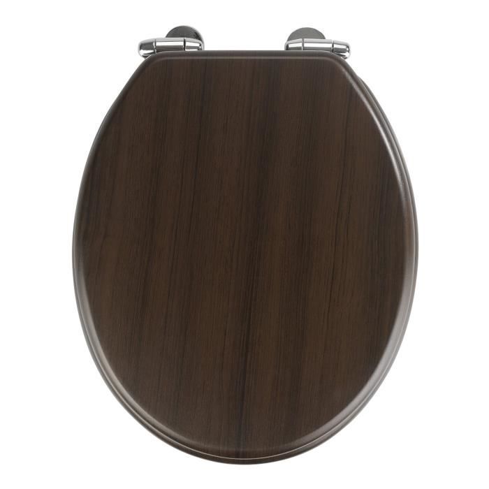 Abattant WC Wenge-Dim : 35,5 x 42,5 cm