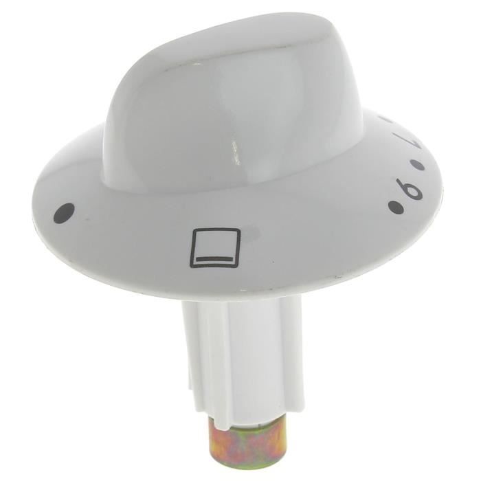 Bouton four blanc pour Cuisiniere Sauter