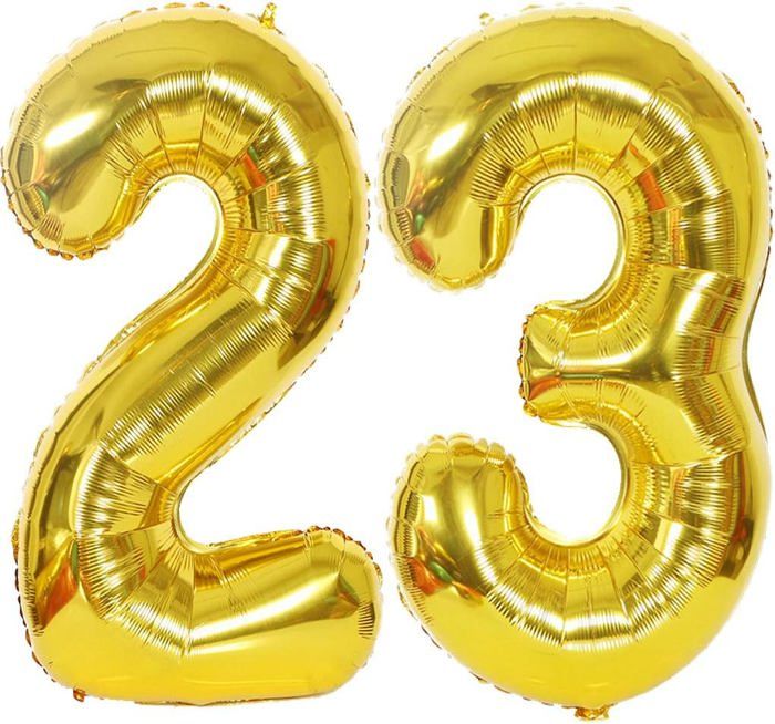 ballons-anniversaire-23-ans-dor-40-pouces-feuille-ballon-chiffre-23