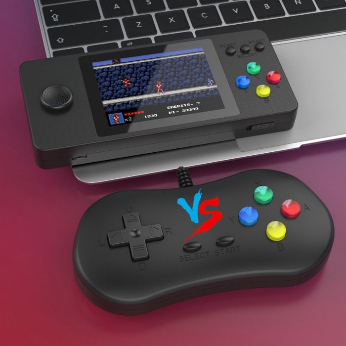 Console Rétro 500 jeux • Écran 3 • Manette Multijoueur • Rose Console Rétro 500 jeux • Écran 3 • Manette Multijoueur • Rose