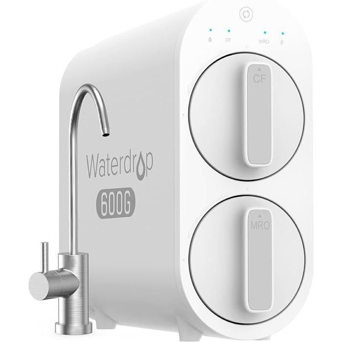 Waterdrop G2P600 système de filtration deau par osmose inverse système de détartrage système ro sous lévier